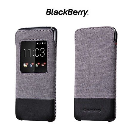 BlackBerry DTEK 50 wsuwka z oknem ACC-63006-001 - szaro-czarna