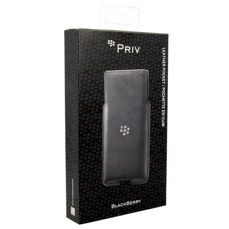 BlackBerry Priv etui, wsuwka Leather pocket ACC-62172-001 - czarna