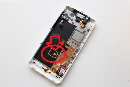 BlackBerry Z10 4G LTE wyświetlacz LCD - biały