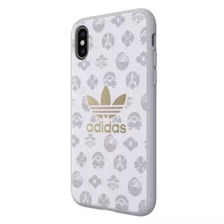 Etui Adidas Trefoil Snap Case do Apple iPhone X/ XS - srebrny