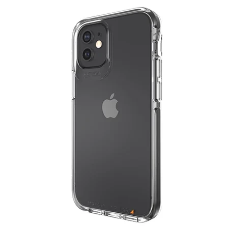 Etui Gear4 Piccadilly do Apple iPhone 12 mini - transparentny z czarną ramką