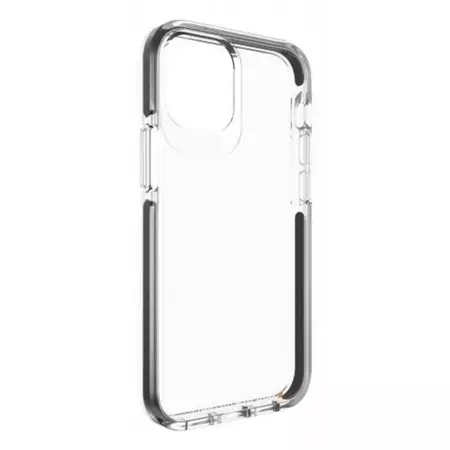 Etui Gear4 Piccadilly do Apple iPhone 12 mini - transparentny z czarną ramką