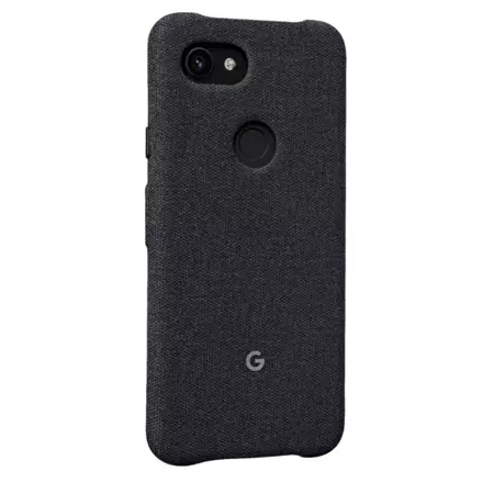 Etui Google Fabric Case do Pixel 3a - czarne (Carbon)