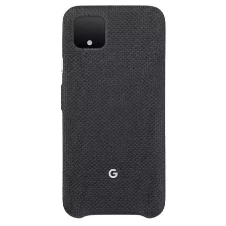 Etui Google Fabric Case do Pixel 4 - czarne (Just Black)