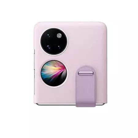 Etui Huawei Stand PU Case do P50 Pocket - fioletowe (Lavender Purple)