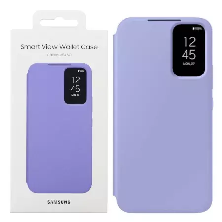 Etui Samsung Smart View Wallet Case do Galaxy A54 5G - fioletowe (Blueberry)