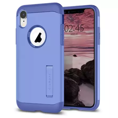 Etui Spigen Slim Armor do Apple iPhone XR -  niebieskie (Violet)