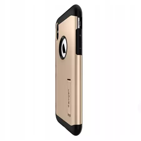 Etui Spigen Slim Armor do Apple iPhone Xs Max -  złote (Champagne Gold)