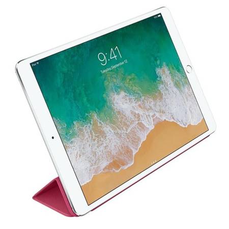 Etui do Apple iPad Pro 10.5 Leather Smart Cover - różowe (Pink Fuchsia)