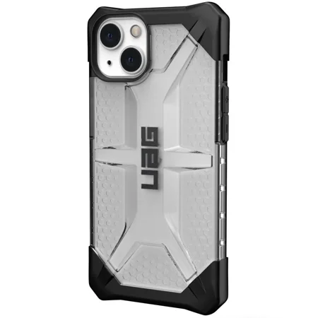 Etui do Apple iPhone 12 mini UAG Plasma - transparentne z czarną ramką (Ice)