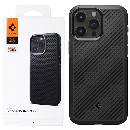 Etui do Apple iPhone 15 Pro Max Spigen Core Armor - czarne