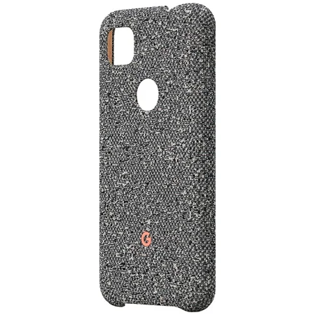 Etui do Google Pixel 4a Fabric Case - szare (Static Grey)