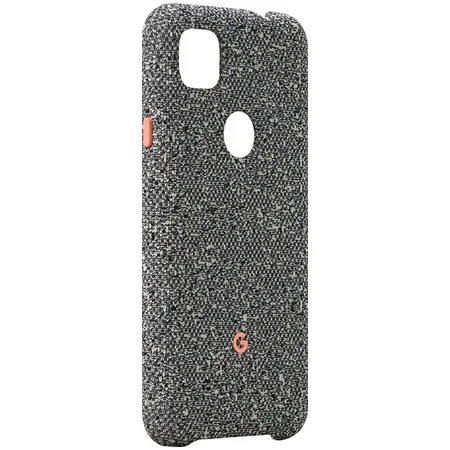 Etui do Google Pixel 4a Fabric Case - szare (Static Grey)