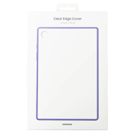 Etui do Samsung Galaxy Tab A8 Clear Edge Cover - lawendowe