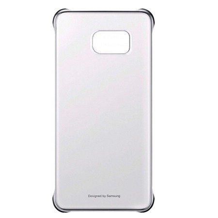 Etui do telefonu Samsung Galaxy S6 edge+ Clear Cover - transparentne ze srebrną ramką