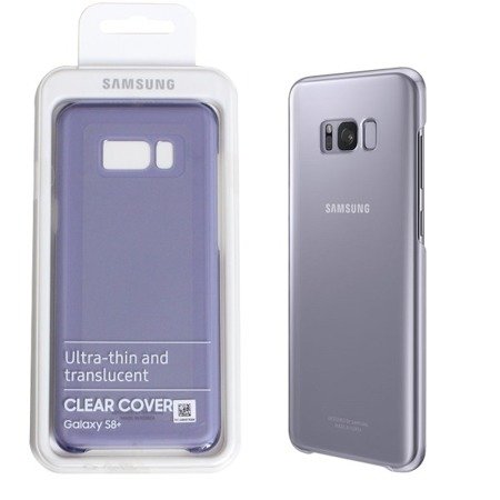 Etui do telefonu Samsung Galaxy S8+ Clear Cover - transparentny fioletowy