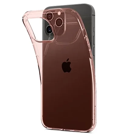 Etui na Apple iPhone 12/ 12 Pro Spigen Crystal Flex silikonowe - różowe (Rose Crystal)