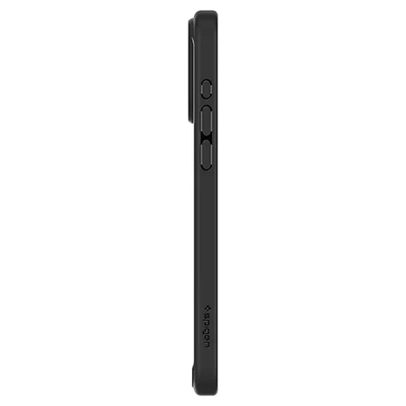 Etui na Apple iPhone 15 Pro Spigen Crystal Hybrid - transparentne z czarną ramką