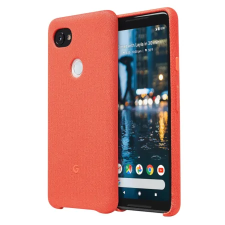 Etui na Google Pixel 2 XL Fabric Case - pomarańczowe (Coral)