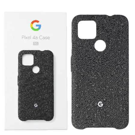 Etui na Google Pixel 4a 5G Fabric Case - czarne (Basically Black)