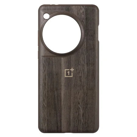 Etui na OnePlus 12 Protective Case - brązowe (Walnut Texture)