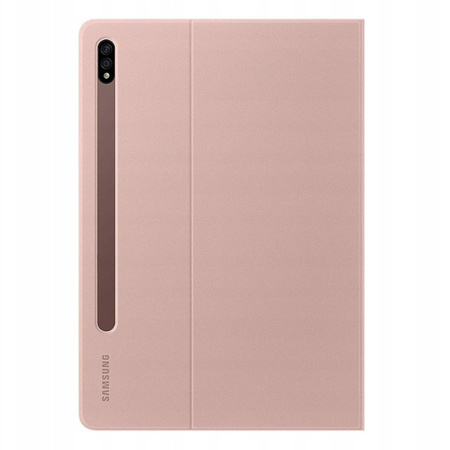 Etui na Samsung Galaxy Tab S7/ Tab S8 Book Cover - brudny róż/ brązowy