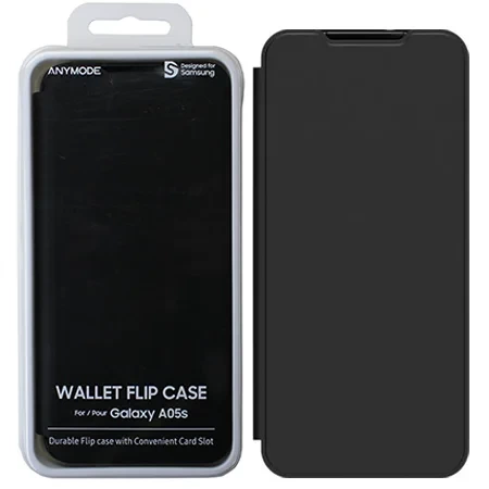 Etui na telefon Samsung Galaxy A05s Anymode Wallet Flip Case - czarne