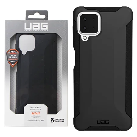 Etui na telefon Samsung Galaxy A22 4G UAG Scout - czarne