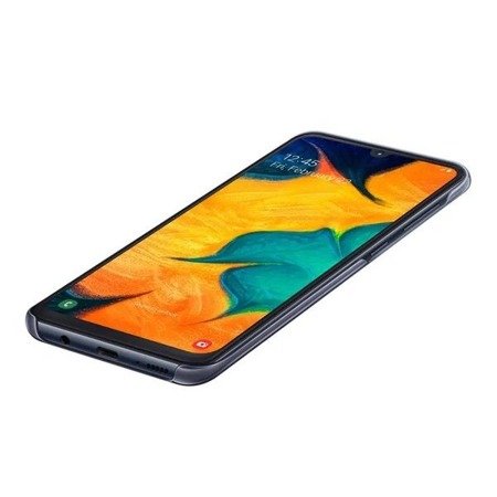 Etui na telefon Samsung Galaxy A30 Gradation Cover - półprzezroczyste czarne