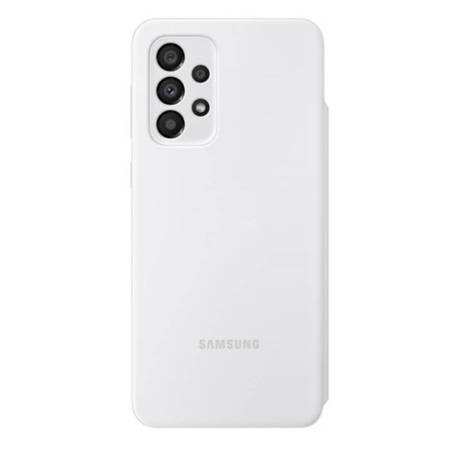 Etui na telefon Samsung Galaxy A33 5G Smart S View Wallet Cover - białe