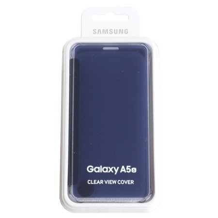 Etui na telefon Samsung Galaxy A5 2016 Clear View Cover - granatowe