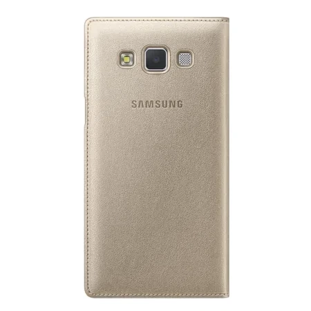 Etui na telefon Samsung Galaxy A5 S View Cover - złote