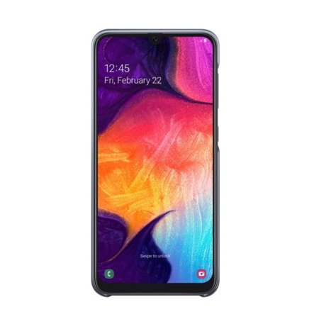 Etui na telefon Samsung Galaxy A50 Gradation Cover - półprzezroczyste czarne