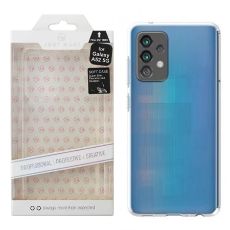 Etui na telefon Samsung Galaxy A52/ A52 5G/ A52s Just Must Nake - transparentne