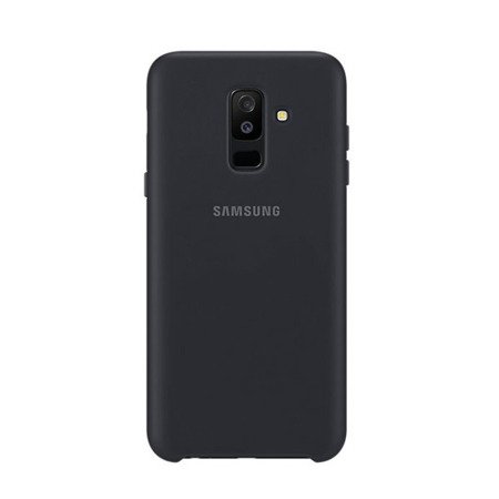 Etui na telefon Samsung Galaxy A6 Plus 2018 Dual Layer - czarne