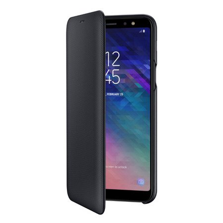Etui na telefon Samsung Galaxy A6 Plus 2018 Wallet Cover - czarny