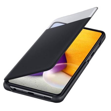 Etui na telefon Samsung Galaxy A72 Smart S View Wallet Cover - czarne