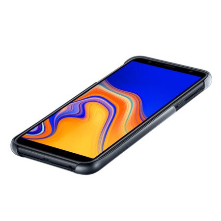 Etui na telefon Samsung Galaxy J4 Plus 2018 Gradation Cover - półprzezroczyste czarne