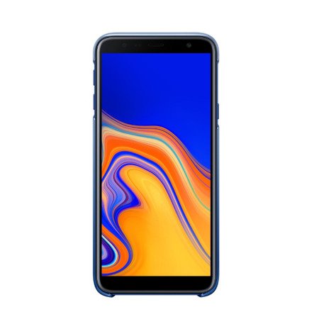 Etui na telefon Samsung Galaxy J4 Plus 2018 Gradation Cover - półprzezroczyste niebieskie