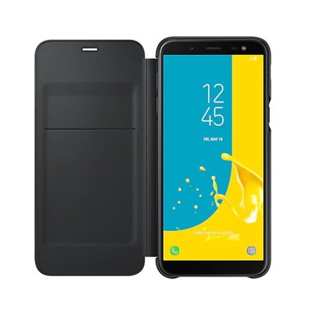 Etui na telefon Samsung Galaxy J6 2018 Wallet Cover - czarne