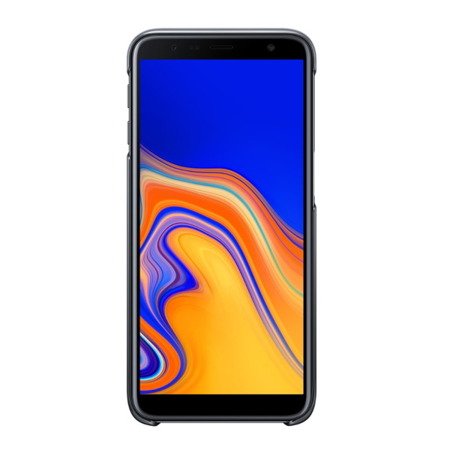 Etui na telefon Samsung Galaxy J6 Plus 2018 Gradation Cover - półprzezroczyste czarne