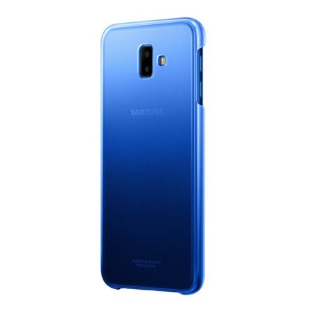 Etui na telefon Samsung Galaxy J6 Plus 2018 Gradation Cover - półprzezroczyste niebieskie