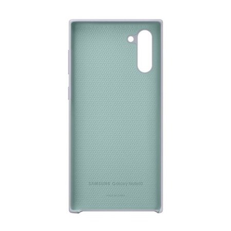 Etui na telefon Samsung Galaxy Note 10 Silicone Cover - srebrne