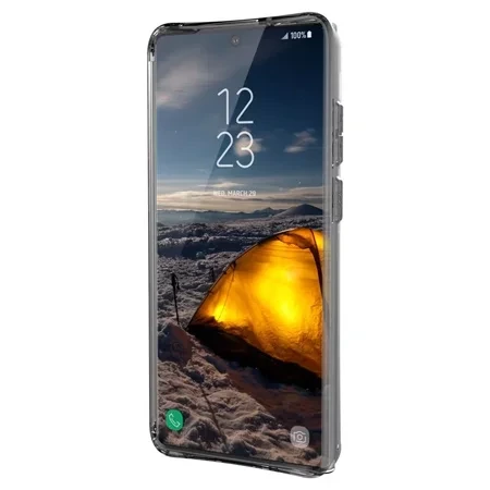 Etui na telefon Samsung Galaxy Note 20 Ultra/ Note 20 Ultra 5G UAG Plyo - transparentne z czarną ramką (Ice)