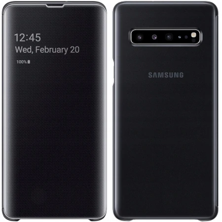 Etui na telefon Samsung Galaxy S10 5G Clear View Cover - czarne