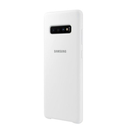 Etui na telefon Samsung Galaxy S10 Plus Silicone Cover - białe