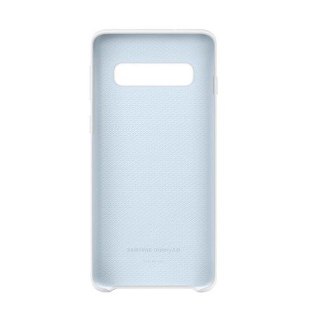 Etui na telefon Samsung Galaxy S10 Silicone Cover - białe