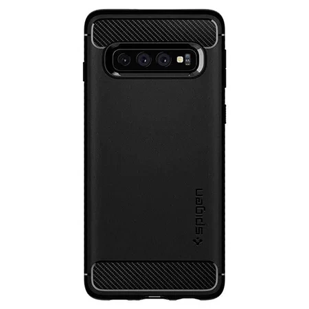 Etui na telefon Samsung Galaxy S10 Spigen Rugged Armor - czarne