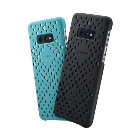 Etui na telefon Samsung Galaxy S10e Pattern Cover - zielony i czarny