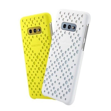 Etui na telefon Samsung Galaxy S10e Pattern Cover - żółte i białe